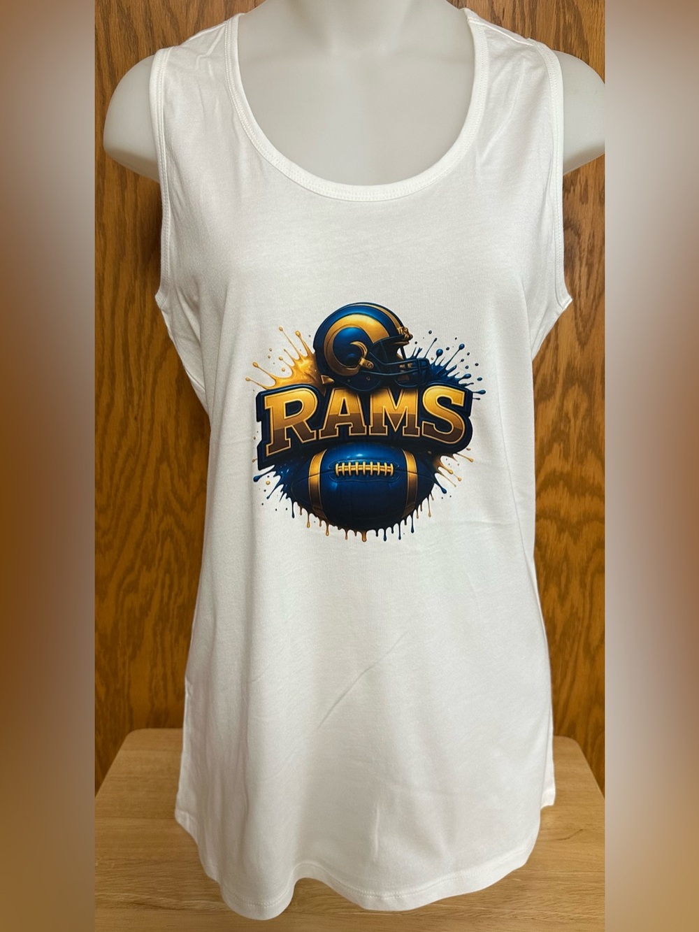 Los Angeles Rams 🏈 Racer Back Tank Top - NIP
